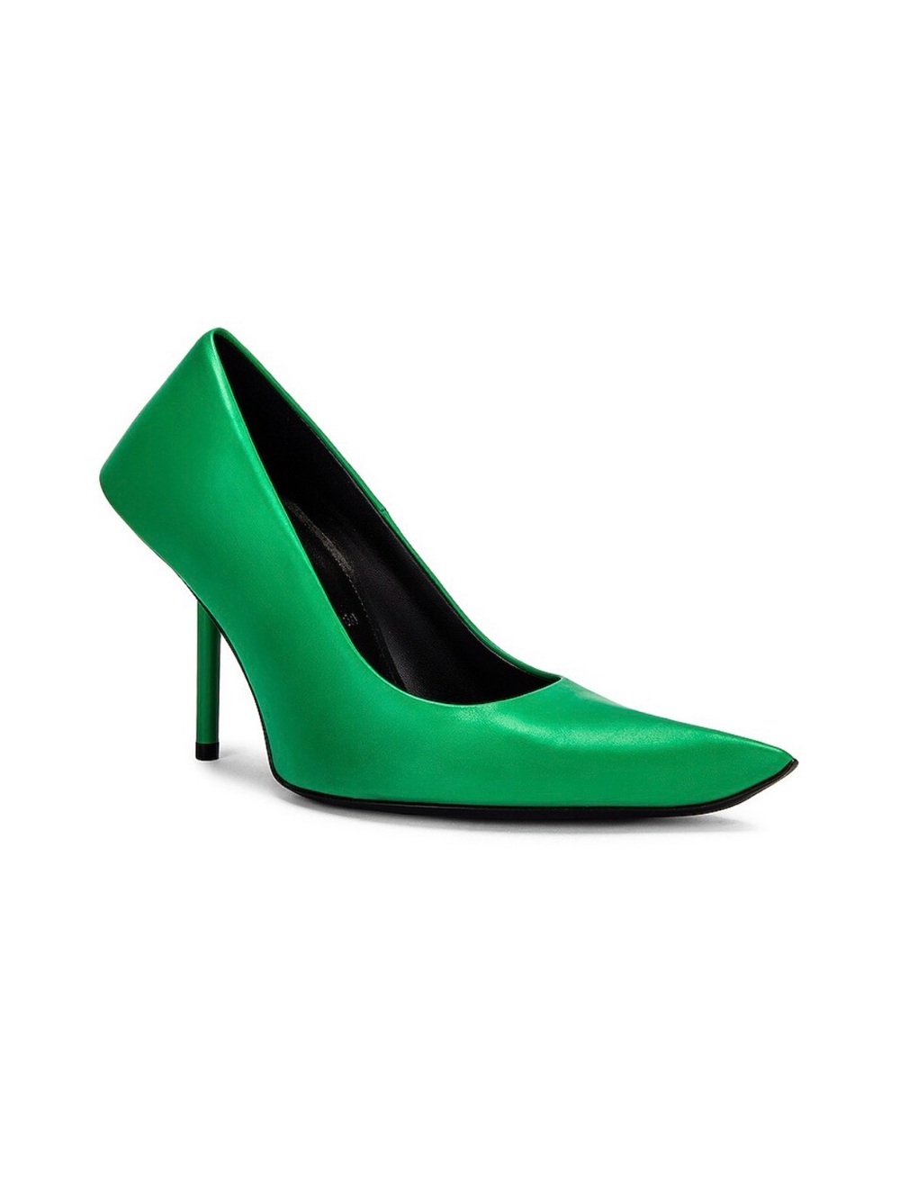Essex Balenciaga Green Pointed-Toe Stiletto Pump